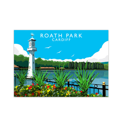 Roath Park Cardiff by Richard O'Neill - Print