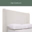 Grand lit tapissier avec tête de lit / tête de lit haute de 54 po / simplicité élégante / pas de sommier tapissier / assemblage facile / chenille-830058490-830058485
