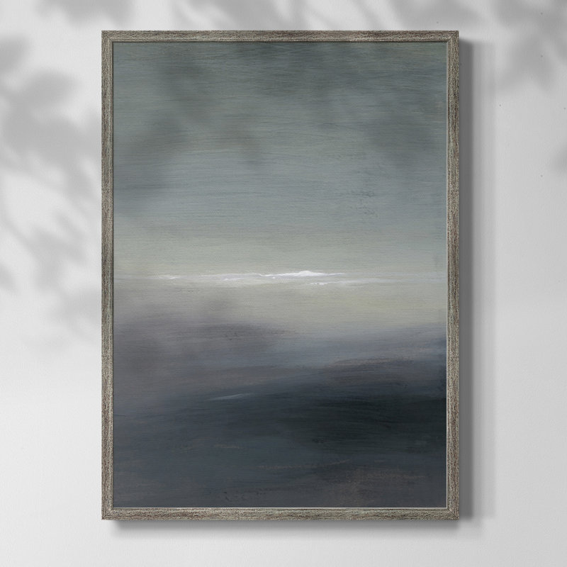 Reproduction encadrée Windy Moor II - bois massif, H 11 po x l 9 po