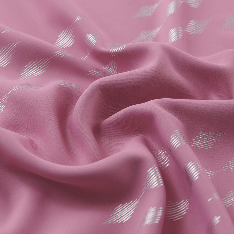 Blackout Curtain Pair, 140cm Wide x 245cm Drop, Dark Pink