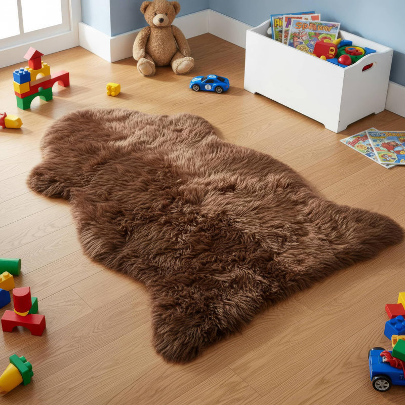 Fraga Sheepskin Indoor Rug, Novelty 2' x 3'