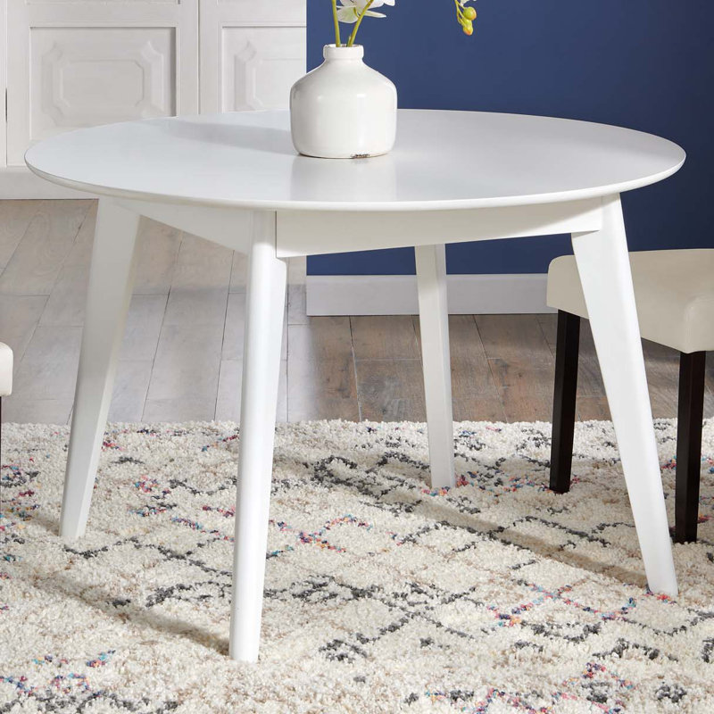 Modway Vision Round Dining Table, White, 45" L x 45" W