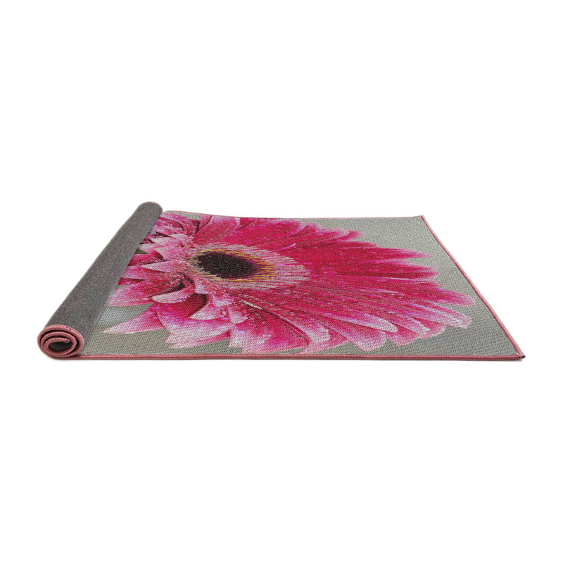 Tapis rose Selen, Rond 5 pi