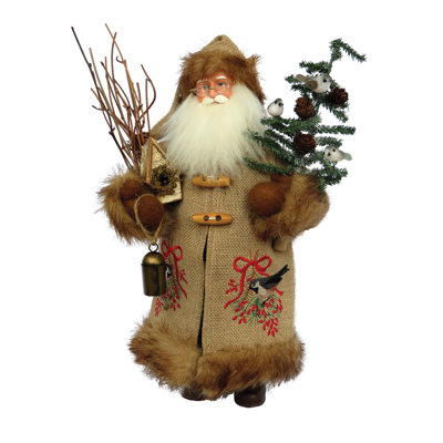 Figurine Chickadee Claus