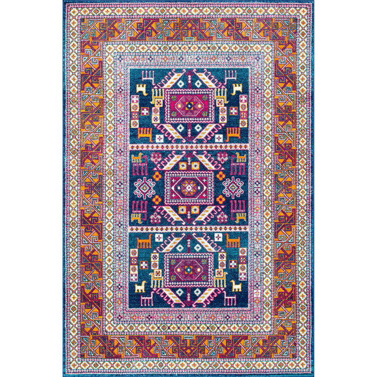 Delilah Southwestern Navy/Brown Area Rug