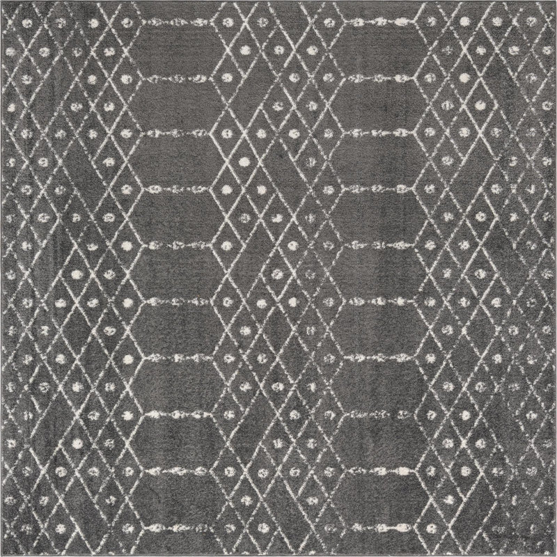 Ippazio Geometric Indoor Rug, Square 4'