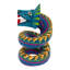 Figurine majestueuse en bois fabriqué à la main Bungalow Rose Quetzalcoatl