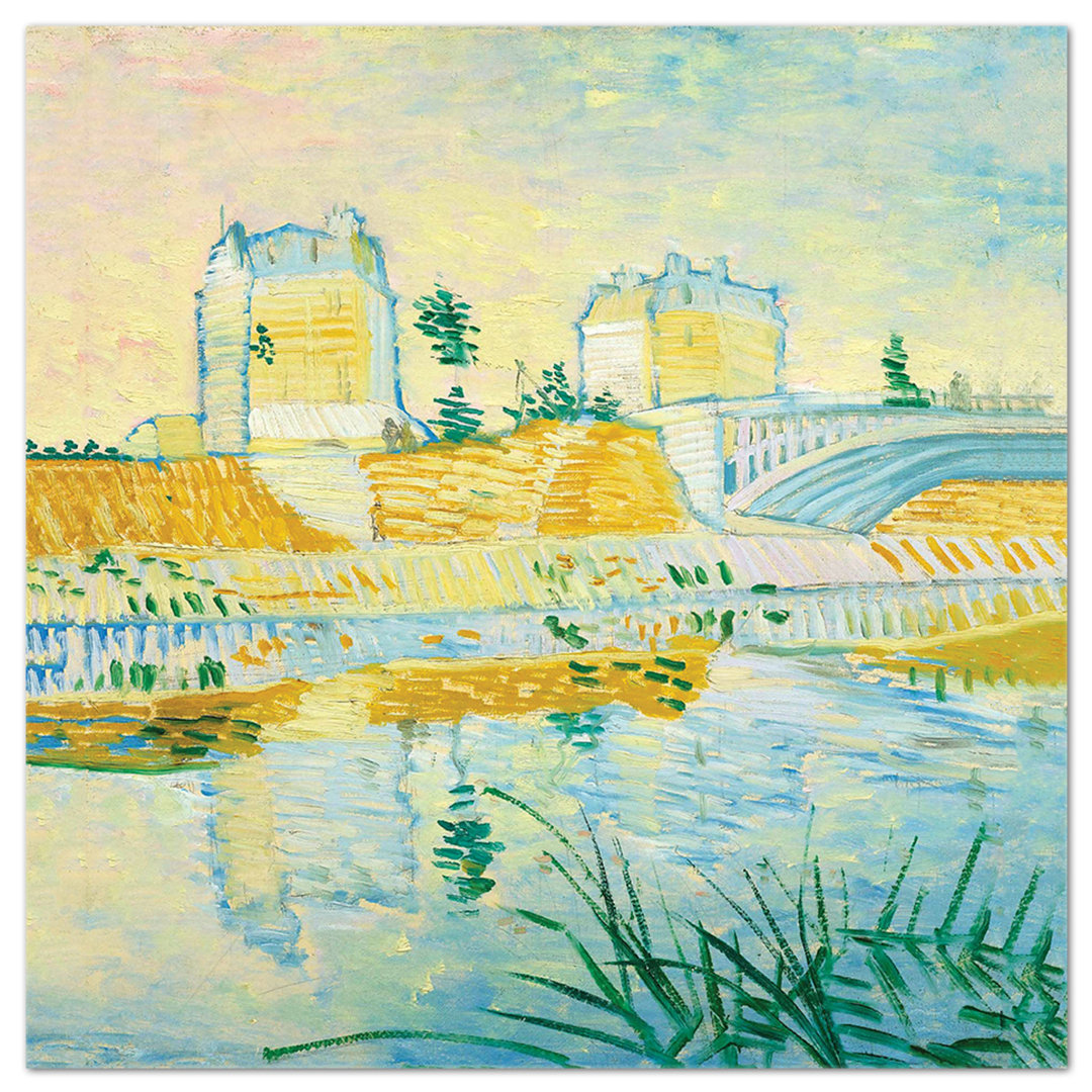 Kunstdruck Die Brücke von Clichy von Vincent Van Gogh