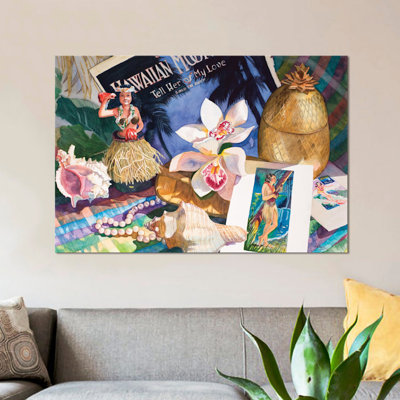 « hawaii moonlight », reproduction d’art sur toile