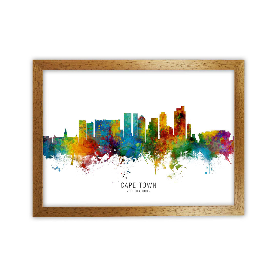 Cape Town South Africa Skyline by Michael Tompsett - Print