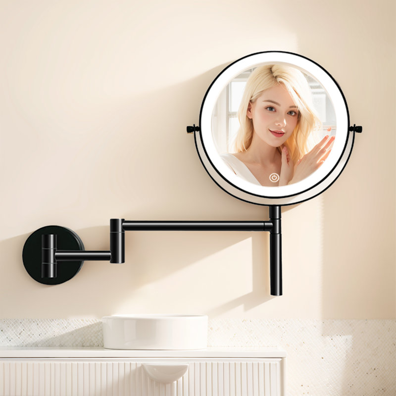 Laylia Metal Round Mirror