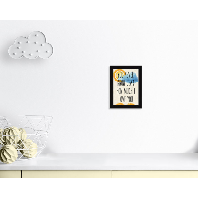 Impression sur papier Sunshine C, H 14 po x l 10 po x P 0,6 po, Encadré plat noir
