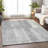 Machine Washable Indoor/Outdoor Xhevrie Gray Rug-461569755