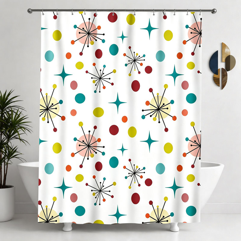 Rideaux de douche avec crochets inclus