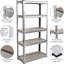Vida Metal Height -Adjustable Shelving Unit-19298070-19298067