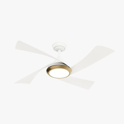 Casablanca 52 inch Vespucci ENERGY STAR® Damp Rated Ceiling Fan with Lights and Remote