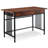 Ironcraft Solid + Manufactured Wood Computer Desk inBurnished Oak
