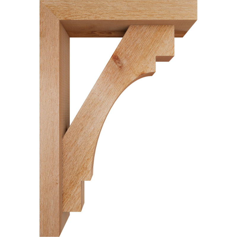 Support Merced Block avec support décalé, 24x16, Cèdre rouge occidental de l 4 po (scié brut)