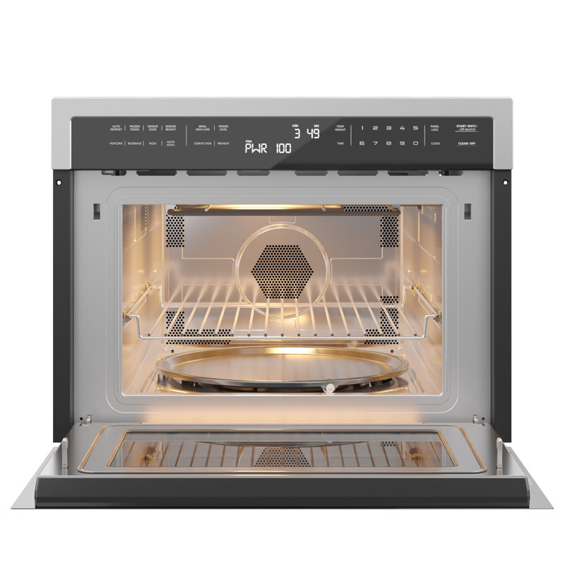 24 in. Stainless Steel Convection Oven with Microwave KM-CWO24-SS