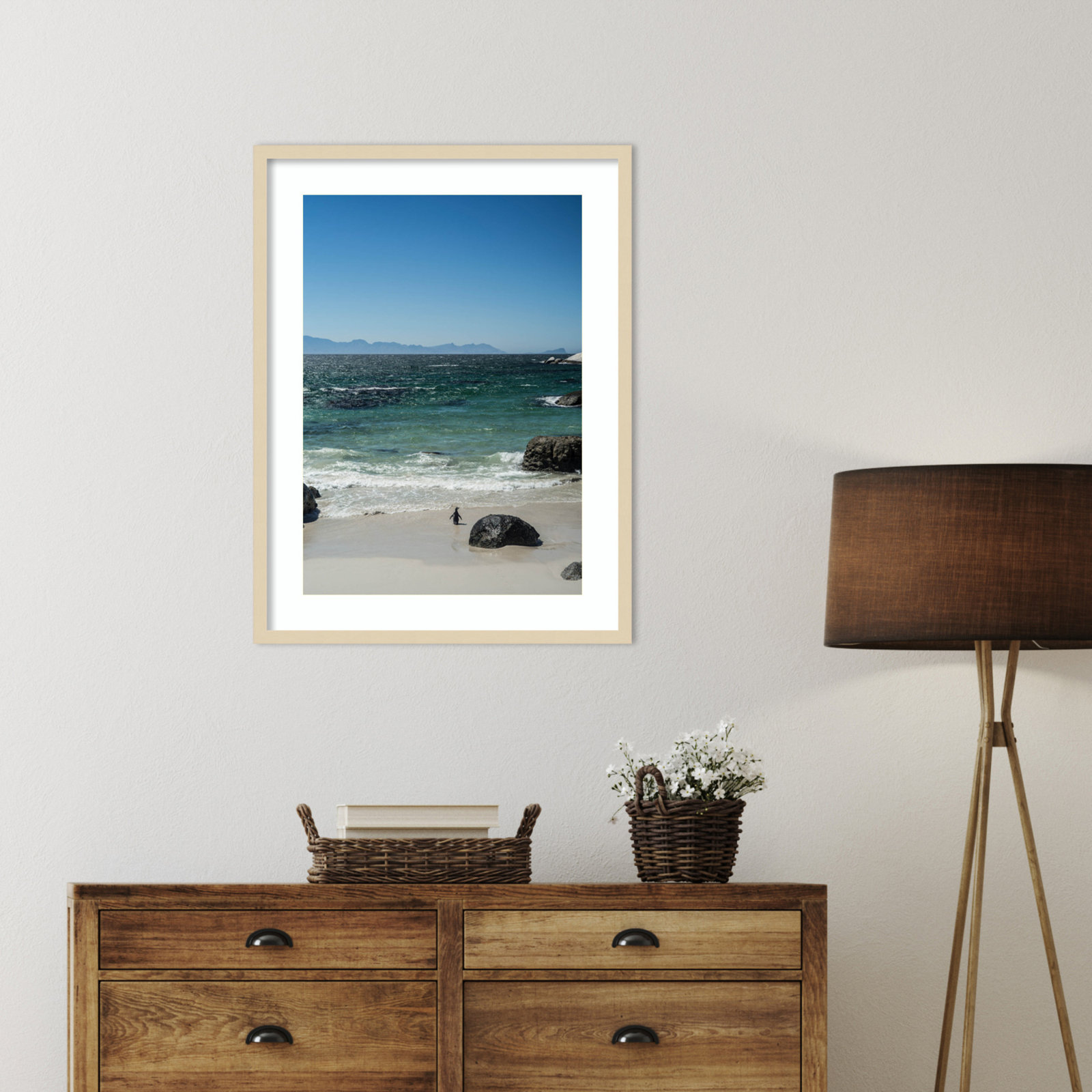 Nisbet "Heading Out to Sea" Print, Brown, 33" H x 25" W