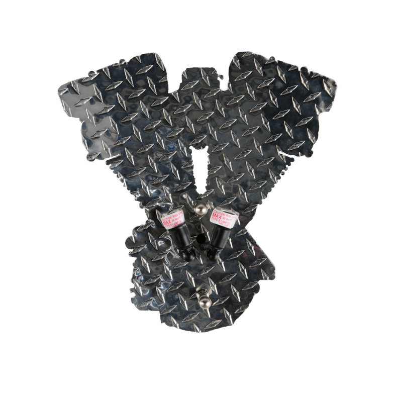 2 - Light Flush Mounted Sconce