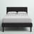 Amaar Vegan Leather Platform Bed-1836192414