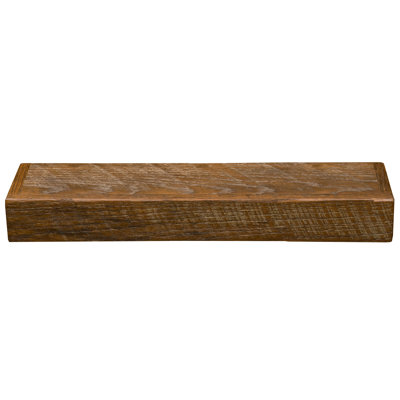 Fireside Lodge Barnwood Floating Shelf - 24-inch