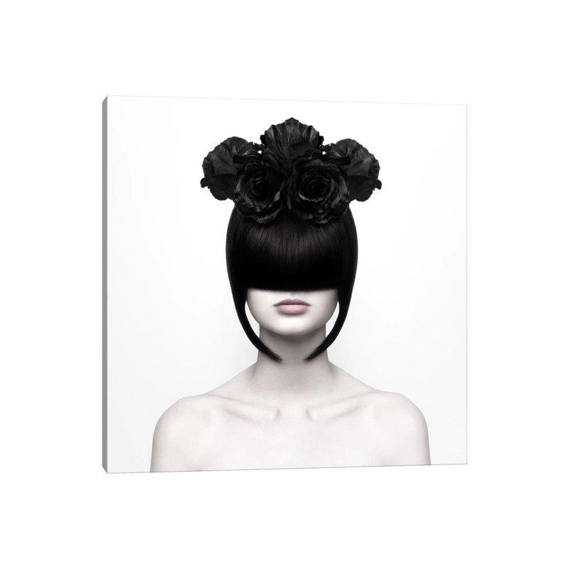 Black Window by Martina Nemcekova - Wrapped Canvas Print, 30.48 cm H x 30.48 cm W