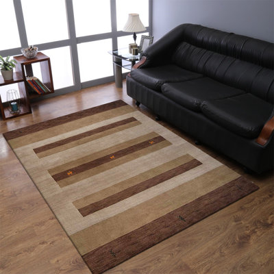 Tapis écologiques en laine noué à la main de style tissé à la main Manns
