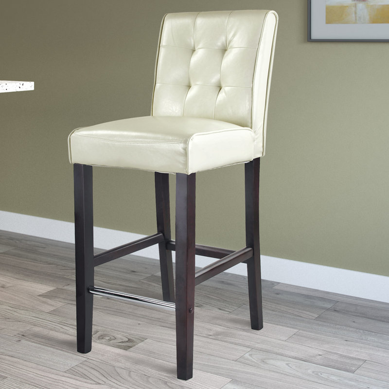Tabouret de bar Bannie, Blanc crème, Tabouret de bar (siège d'une hauteur de 31 po)