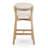 Bar Stool Upholstered Counter Stool with Solid Wood Frame-111814049-111814050