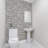 Domenic White Whitewashed Brick Wallpaper
