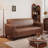 Brown Genuine Leather Standard Sofa cushion Loveseat-89937288