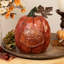 Ensemble de 2 figurines de citrouille "Be Joyful" Autumn Harvest