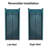 Bi-Fold Semi-Frameless Shower Doors
