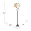 Lampe sur pied 61 po Surrey