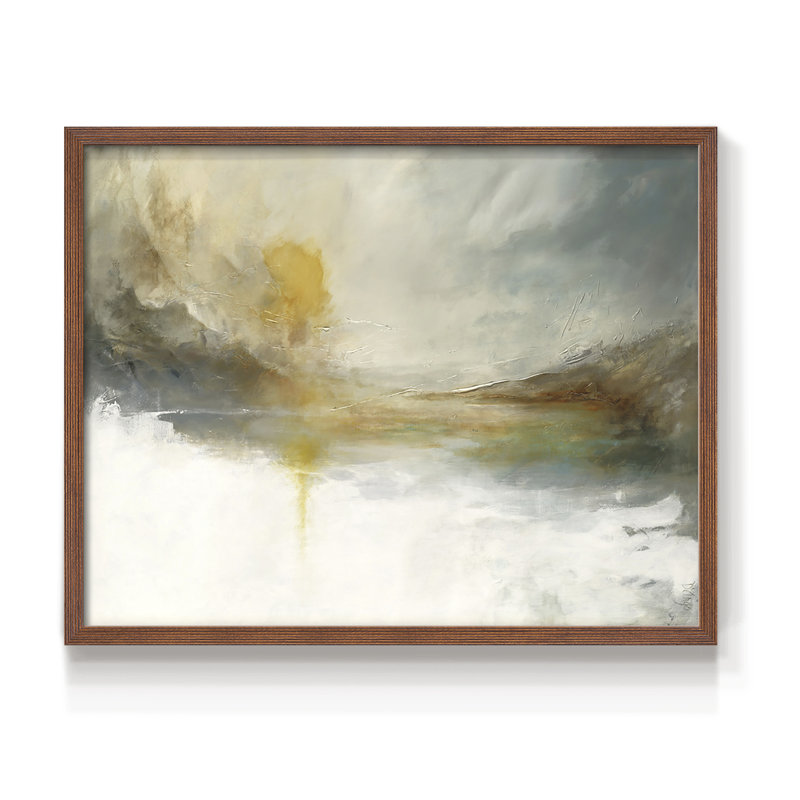 Emerging -Framed Print - Restickable, Walnut, 16" H x 20" W