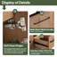 Base de meuble-lavabo simple 36 po Verath