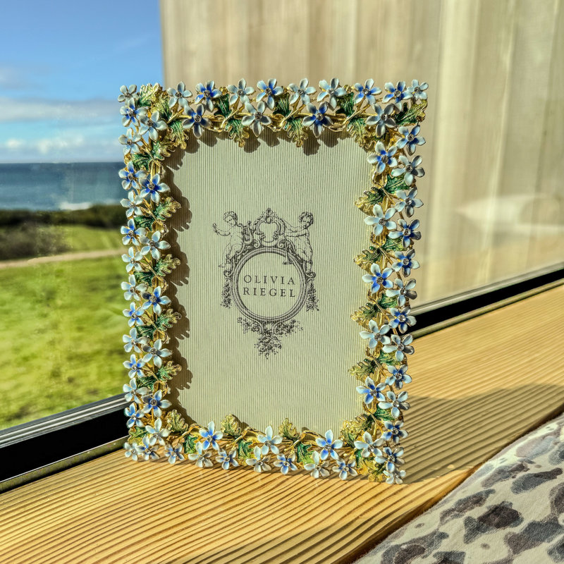 Daphne Metal Picture Frame, 4" W x 6" H