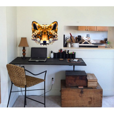 Polygonal Fox Wall Decal