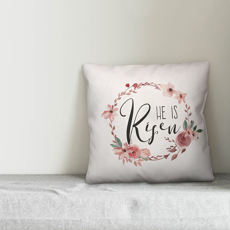 Floral Throw Pillow