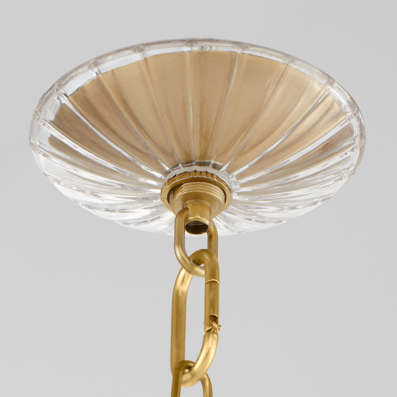 3LT GLASS PENDANT, 120" H x 23" W x 11.25" D