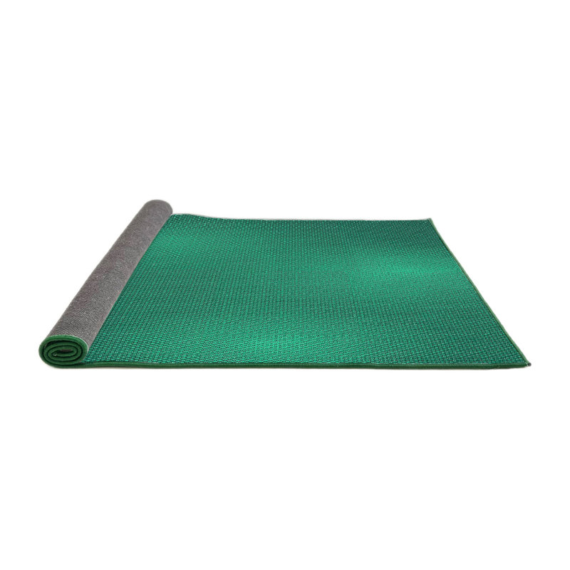 Tapis de zone verte à motifs aqua LaDarrius, Rond 8 pi