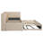 Twin Size Upholstered Daybed With Trundle, Storage Shelves, USB & Outlet