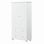 Grande armoire de rangement avec trois tiroirs pour salle de bain / bureau, blanc