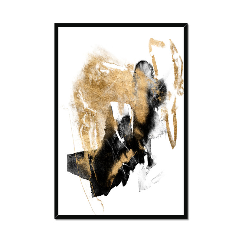 Splash I by Jennifer Goldberger - Print, 95cm H x 65cm W, Black Framed Paper Print