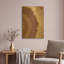 «Agate Geode II Plum» par Wild Apple, art mural en métal doré, 16 po x 24 po-285848444