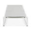 Chaise longue d'extérieur réglable à 5 niveaux 2 pièces, structure en aluminium durable et filet en textilène, parfaite pour le patio / la piscine