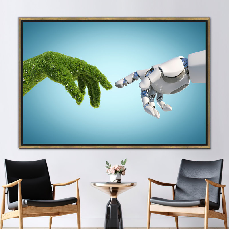 Print on Canvas, Gold Floater Framed, 20 cm H x 30 cm W