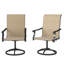 Ensemble de 2 chaises d'extérieur, chaises pivotantes-162056717